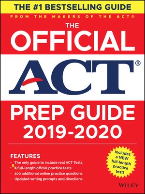 The Official ACT Prep Guide 2019-2020, (Book + 5 Practice Tests + Bonus Online Content) - ebook